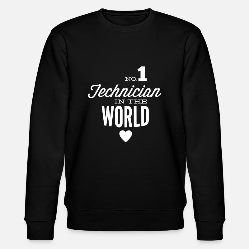 Meilleur technicien du monde - Sweat bio CHANGER Stanley/Stella Unisexe - noir