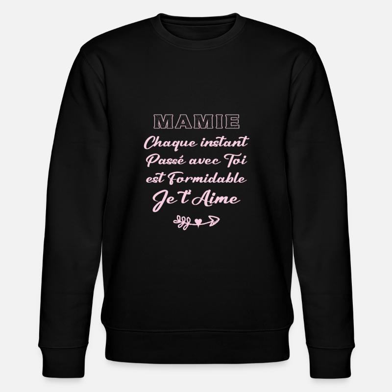 mamie - Sweat bio CHANGER Stanley/Stella Unisexe - noir