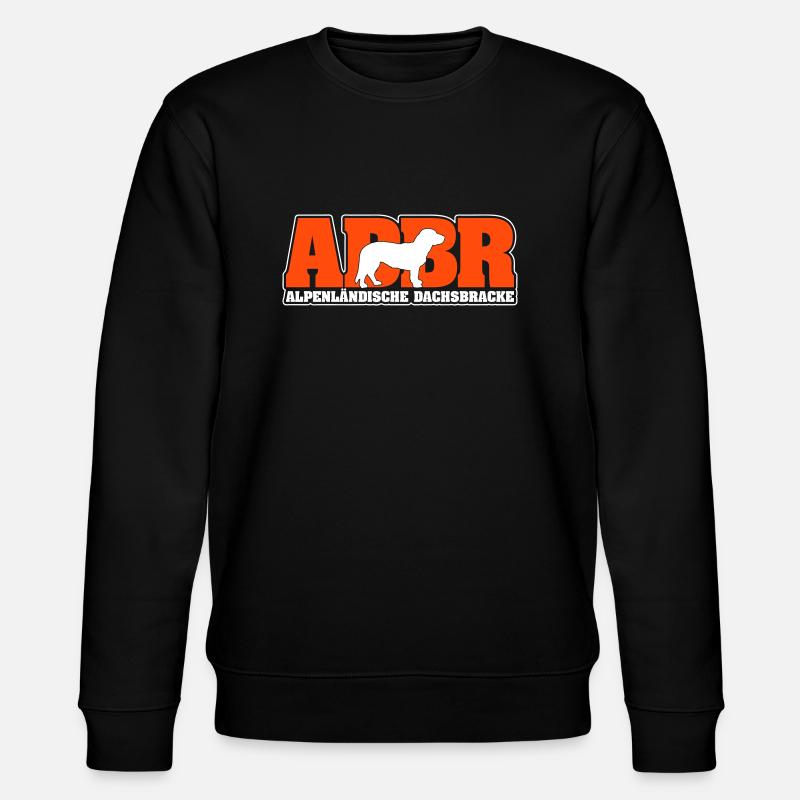 ALPENLÄNDISCHE DACHSBRACKE ADBR - Stanley/Stella Unisex Bio-Sweatshirt CHANGER  - Schwarz