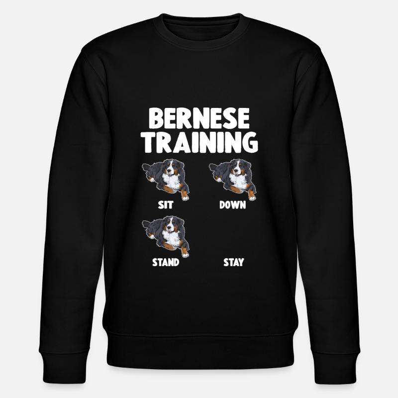 Bouvier Bernois Training Chien - Sweat bio CHANGER Stanley/Stella Unisexe - noir