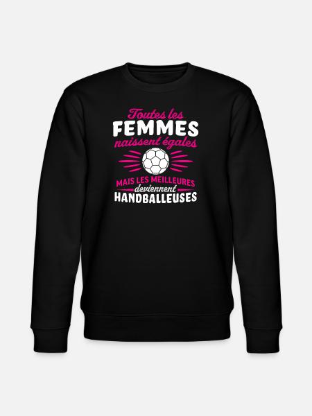 les meilleures deviennent handballeuses - Sweat bio CHANGER Stanley/Stella Unisexe - noir