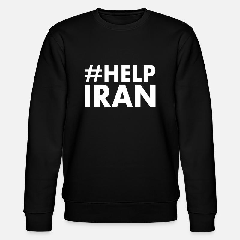 Help iran - Stanley/Stella CHANGER Unisex Organic Sweatshirt - undefined