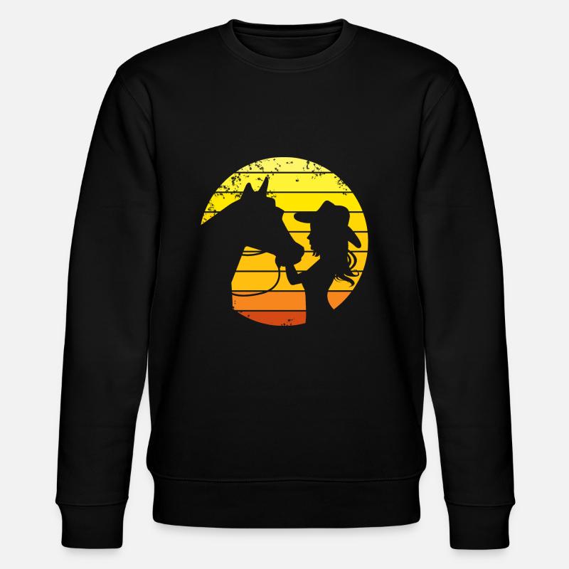 Cavalier Western Cavalier Western - Sweat bio CHANGER Stanley/Stella Unisexe - noir