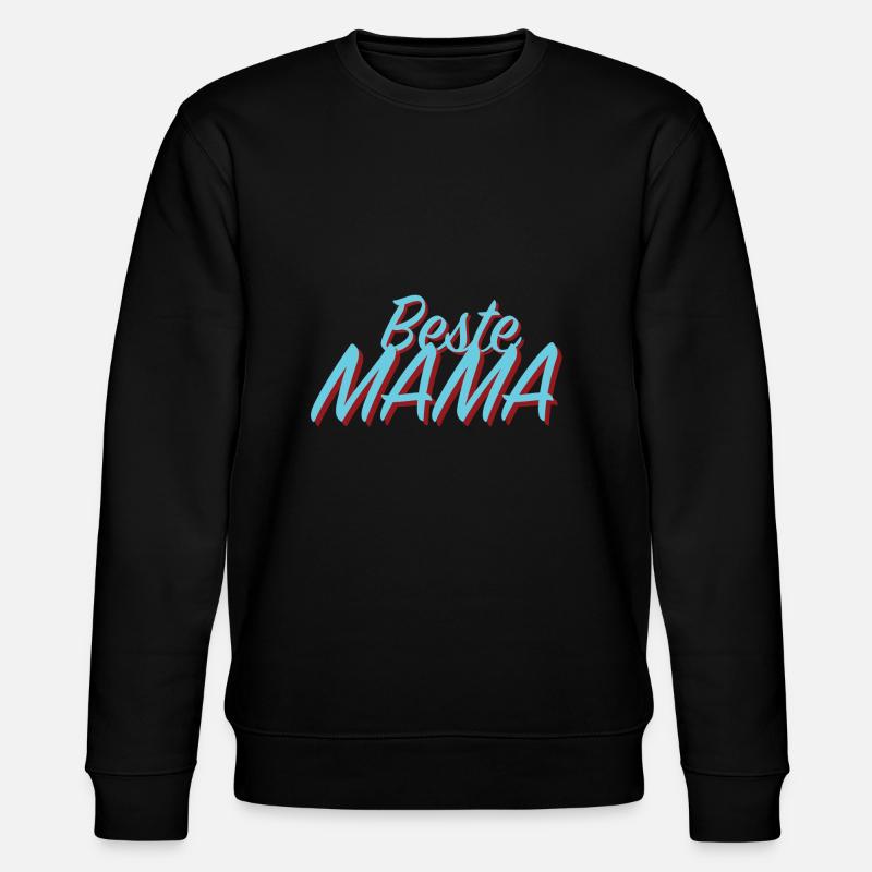 Beste Mama - Stanley/Stella Unisex Bio-Sweatshirt CHANGER  - Schwarz