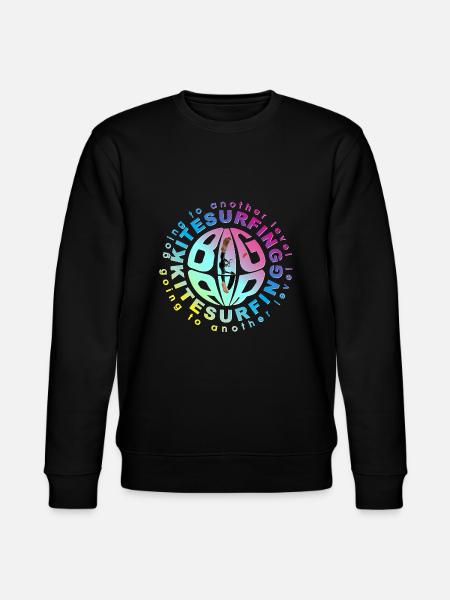 big air kitesurfen - Stanley/Stella Unisex Bio-Sweatshirt CHANGER - Schwarz