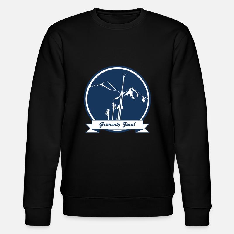Zinal grimentz Valais Suisse leewarddesign - Sweat bio CHANGER Stanley/Stella Unisexe - noir