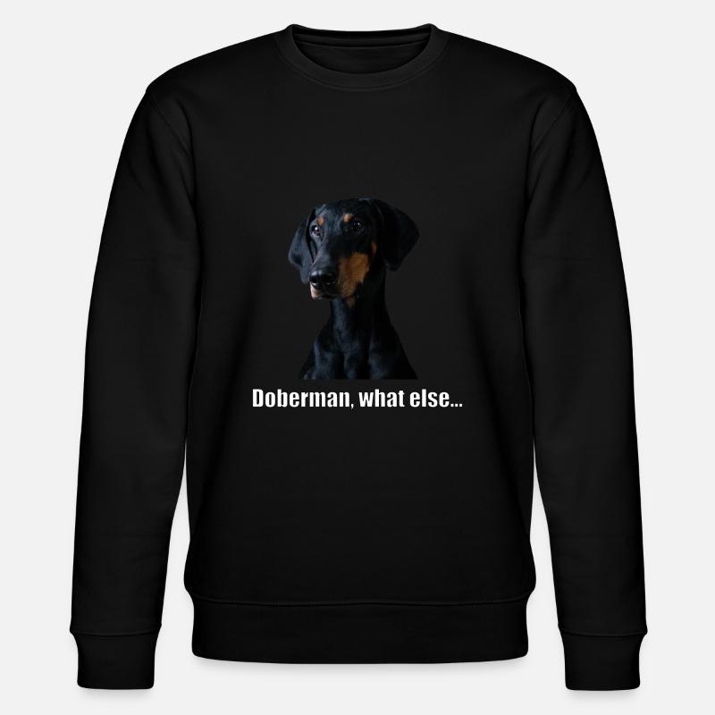 doberman, what else... - Stanley/Stella Unisex Bio-Sweatshirt CHANGER  - Schwarz