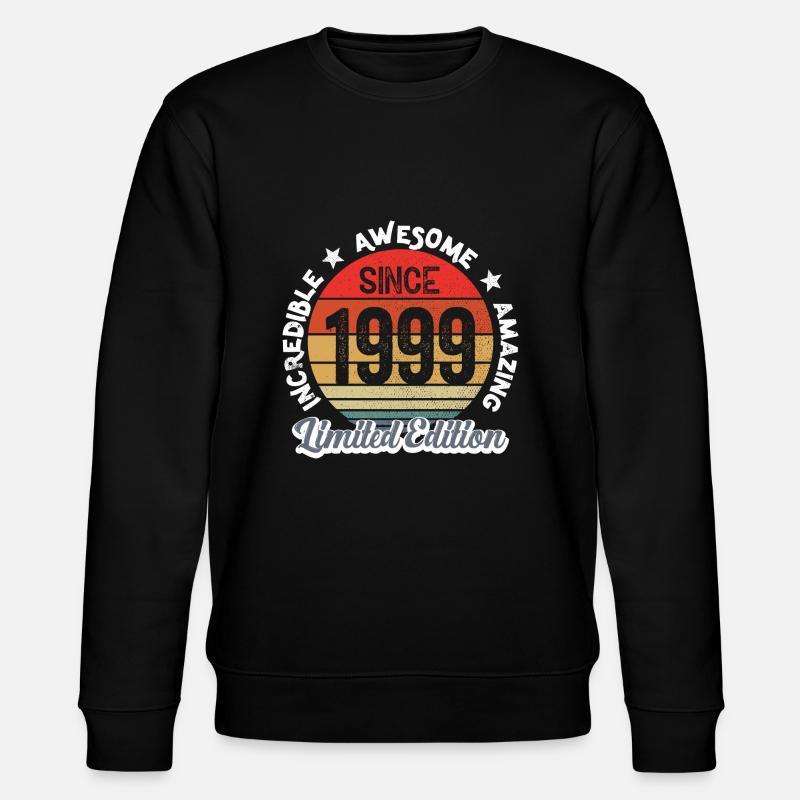 amazing since 1999 - anniversaire - Sweat bio CHANGER Stanley/Stella Unisexe - noir