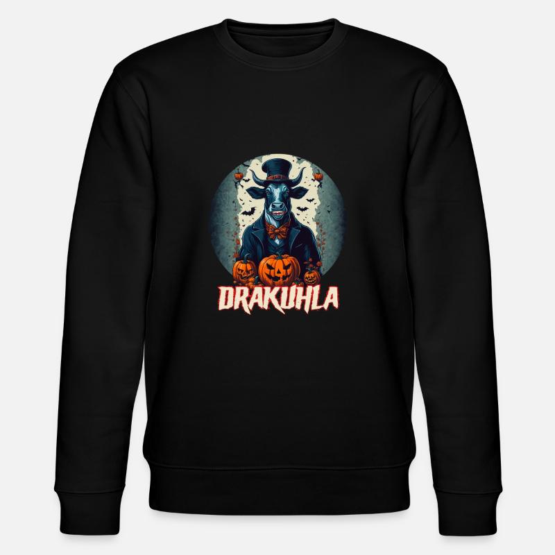 Dracula Vache Vampire Drakuhla - Sweat bio CHANGER Stanley/Stella Unisexe - noir