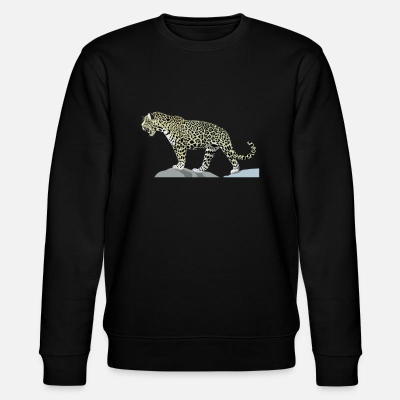 Jaguar - Stanley/Stella Unisex Bio-Sweatshirt CHANGER  - Schwarz