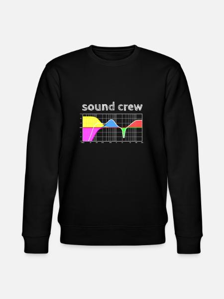 sound crew - parametric equalizer - Stanley/Stella CHANGER Unisex Organic Sweatshirt - black