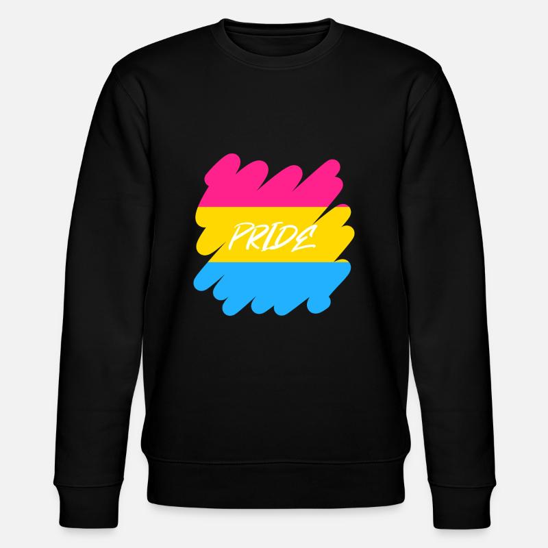 Pan Pride - Pride - Stanley/Stella CHANGER Unisex Organic Sweatshirt - black