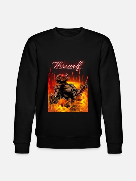 Werewolf Design - Stanley/Stella CHANGER Unisex Organic Sweatshirt - black