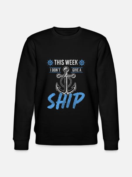 Rebel saying uninteresting sarcasm - Stanley/Stella CHANGER Unisex Organic Sweatshirt - black
