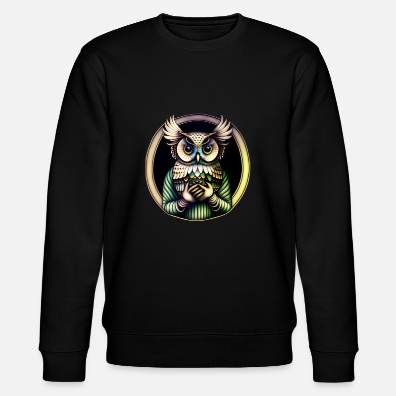 hibou - Sweat bio CHANGER Stanley/Stella Unisexe - noir