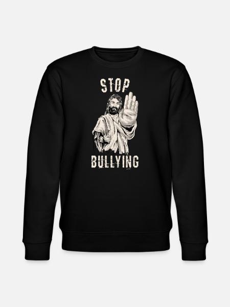 Stop Bullying - Stanley/Stella CHANGER Unisex Organic Sweatshirt - black