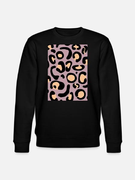 Leopard I - Stanley/Stella Unisex Bio-Sweatshirt CHANGER  - Schwarz