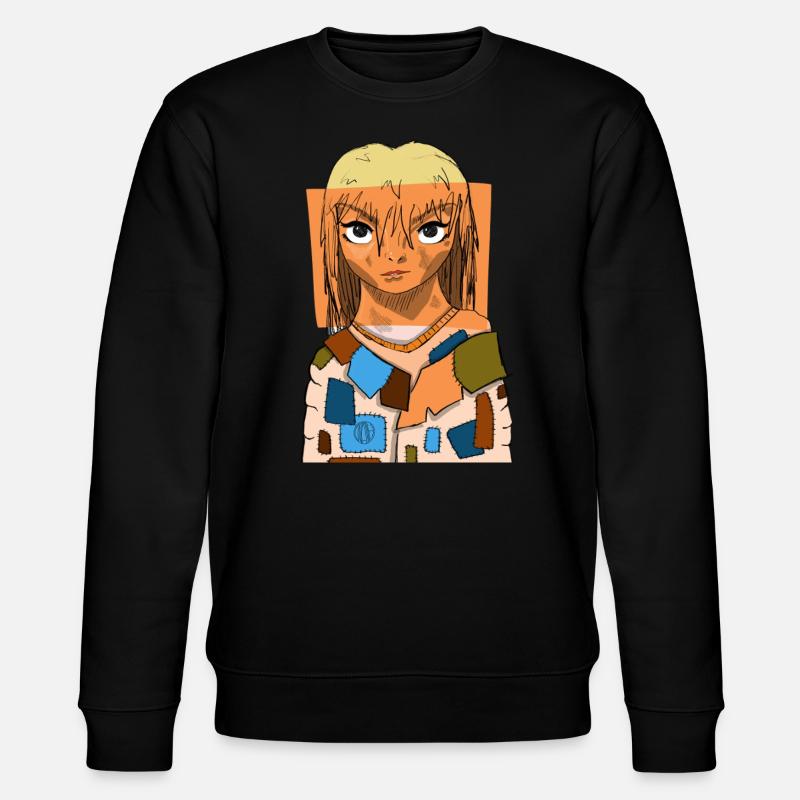 Collage d’yeux d’anime #4 - Sweat bio CHANGER Stanley/Stella Unisexe - noir