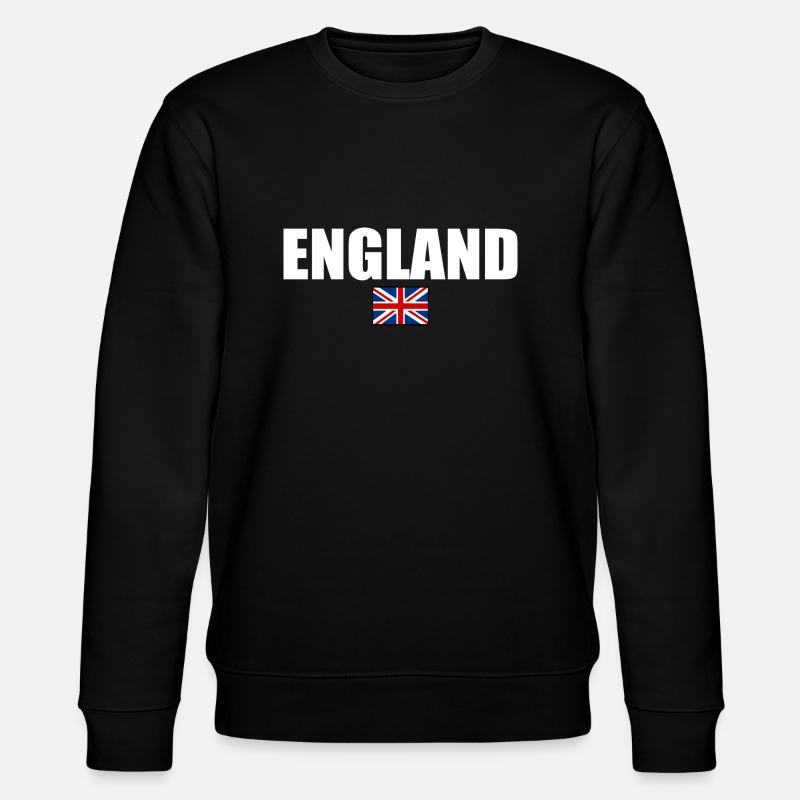 England - Stanley/Stella Unisex Bio-Sweatshirt CHANGER  - Schwarz