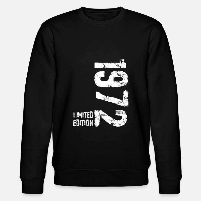 Limited edition 1972 - Stanley/Stella CHANGER Unisex Organic Sweatshirt - black