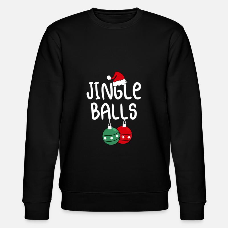 Jingle Bälle - Stanley/Stella Unisex Bio-Sweatshirt CHANGER  - Schwarz