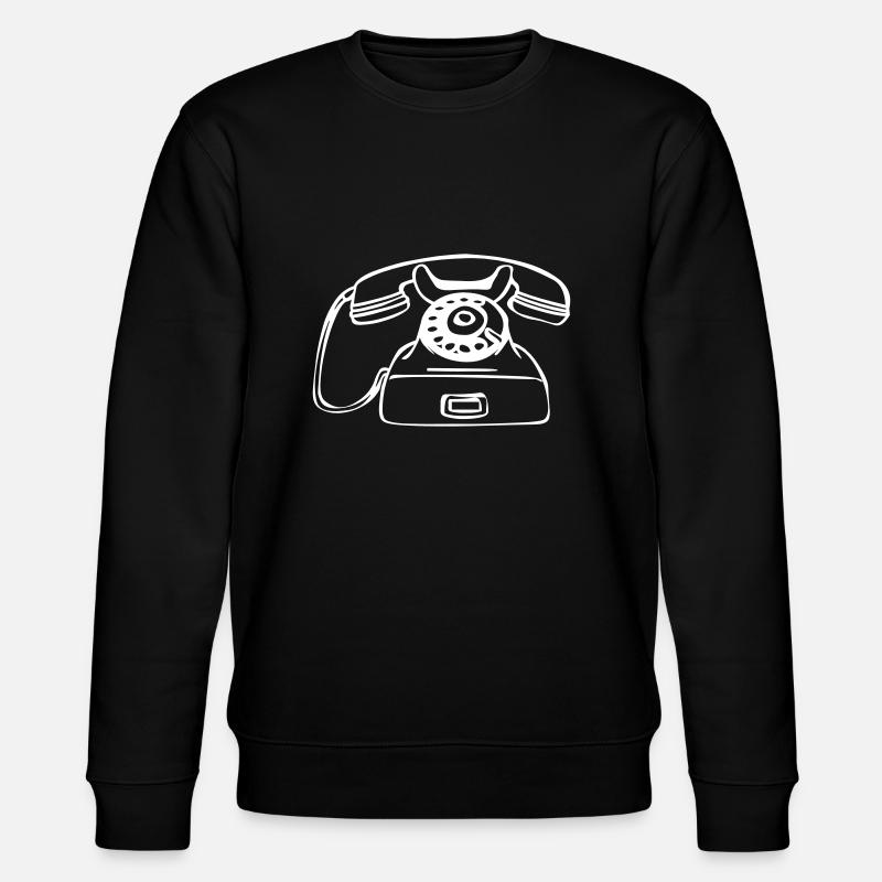 Altes Telefon - Stanley/Stella Unisex Bio-Sweatshirt CHANGER  - Schwarz