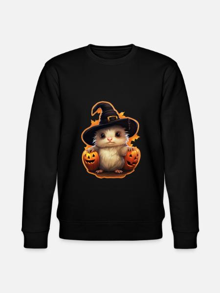 Cute Halloween Monster - Stanley/Stella CHANGER Unisex Organic Sweatshirt - black