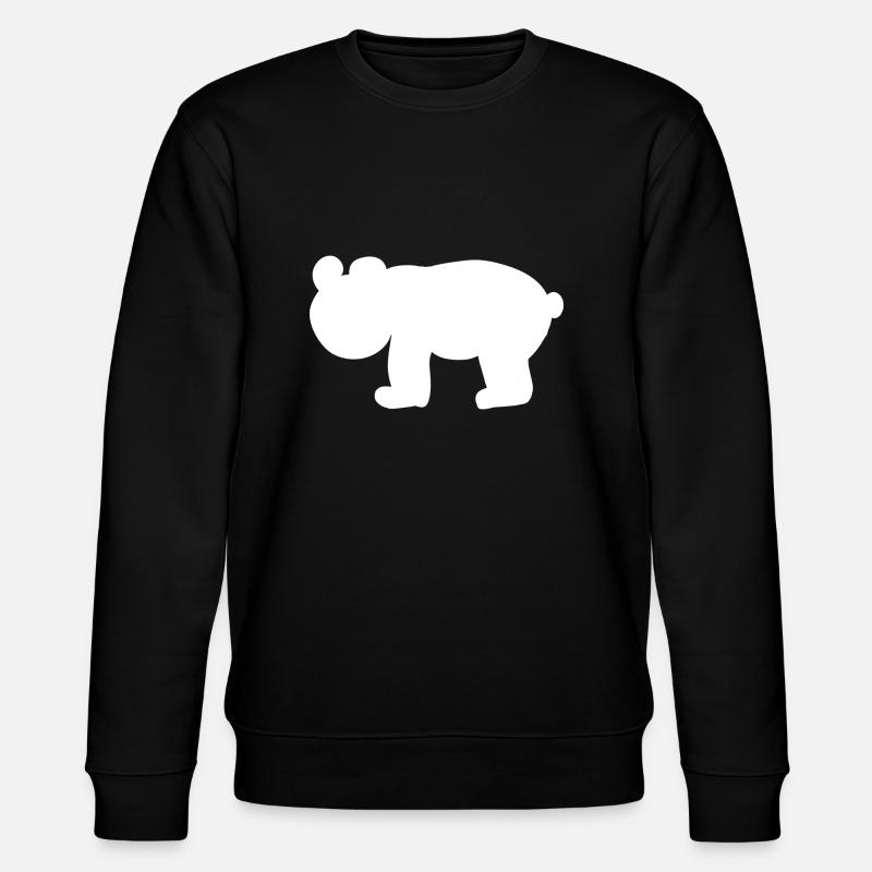 Symbole Animal Ours - Sweat bio CHANGER Stanley/Stella Unisexe - noir