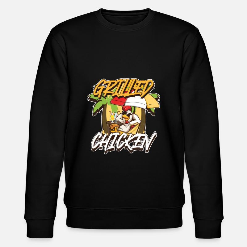 Grilled Chicken - Stanley/Stella Unisex Bio-Sweatshirt CHANGER  - Schwarz