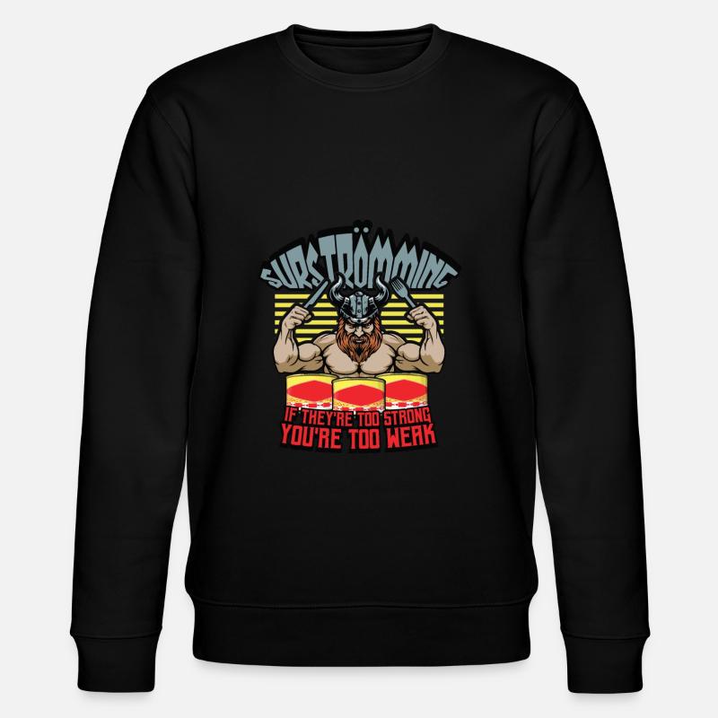 Surströmming - Stanley/Stella CHANGER Unisex Organic Sweatshirt - black