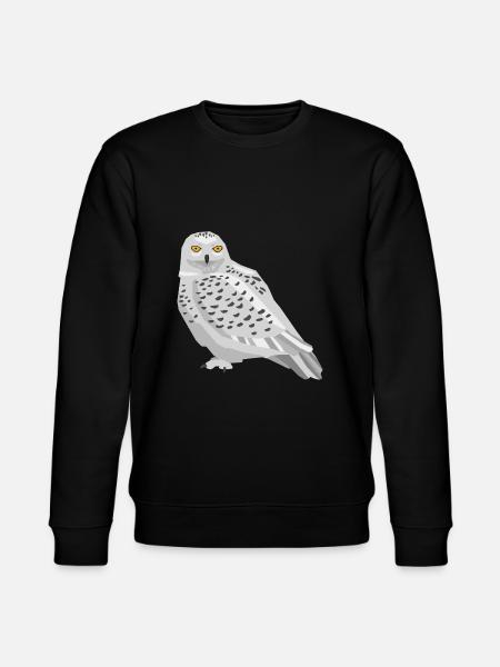 Eule - Stanley/Stella Unisex Bio-Sweatshirt CHANGER - Schwarz