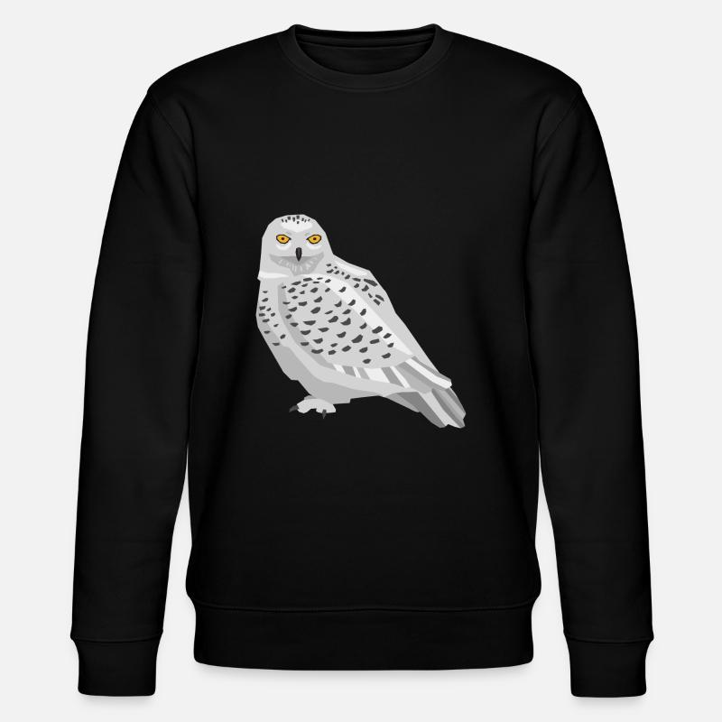 Eule - Stanley/Stella Unisex Bio-Sweatshirt CHANGER - Schwarz