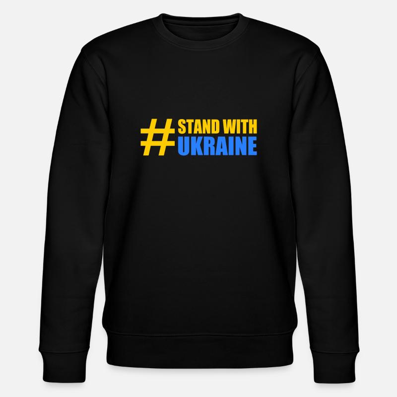 stand with ukraine - Sweat bio CHANGER Stanley/Stella Unisexe - noir