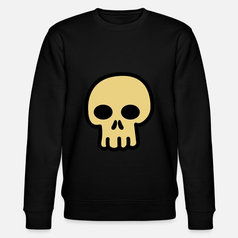 Skull Drawing Sweet - Stanley/Stella CHANGER Unisex Organic Sweatshirt - black