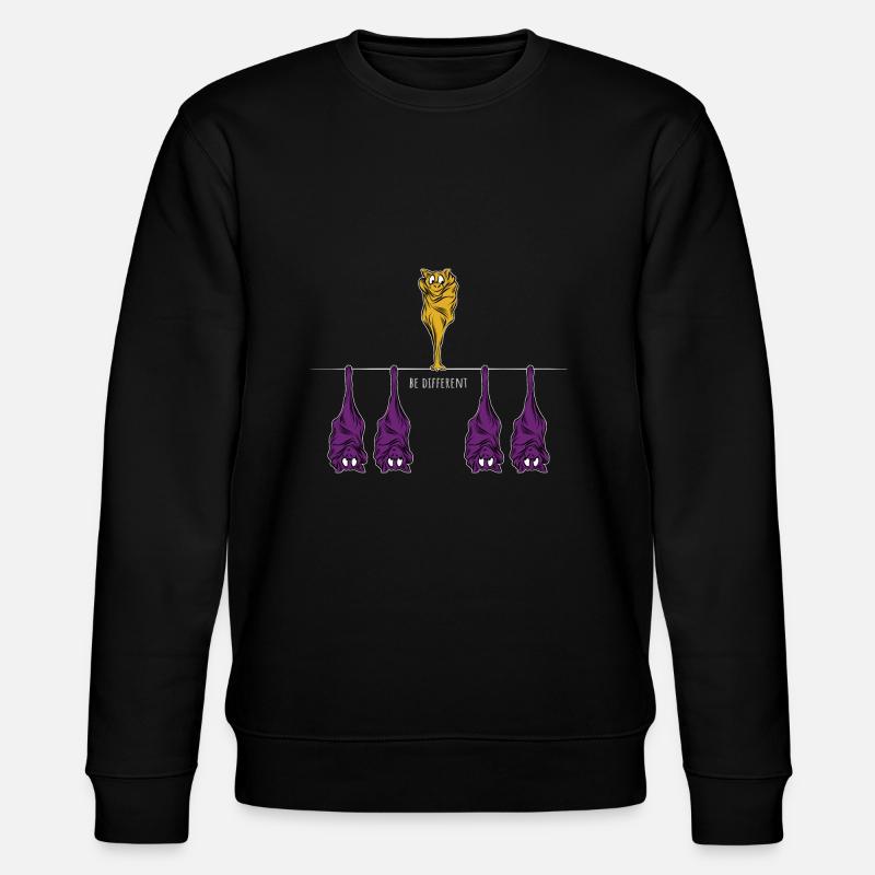 Lustige Fledermaus - soyez différent - Sweat bio CHANGER Stanley/Stella Unisexe - noir