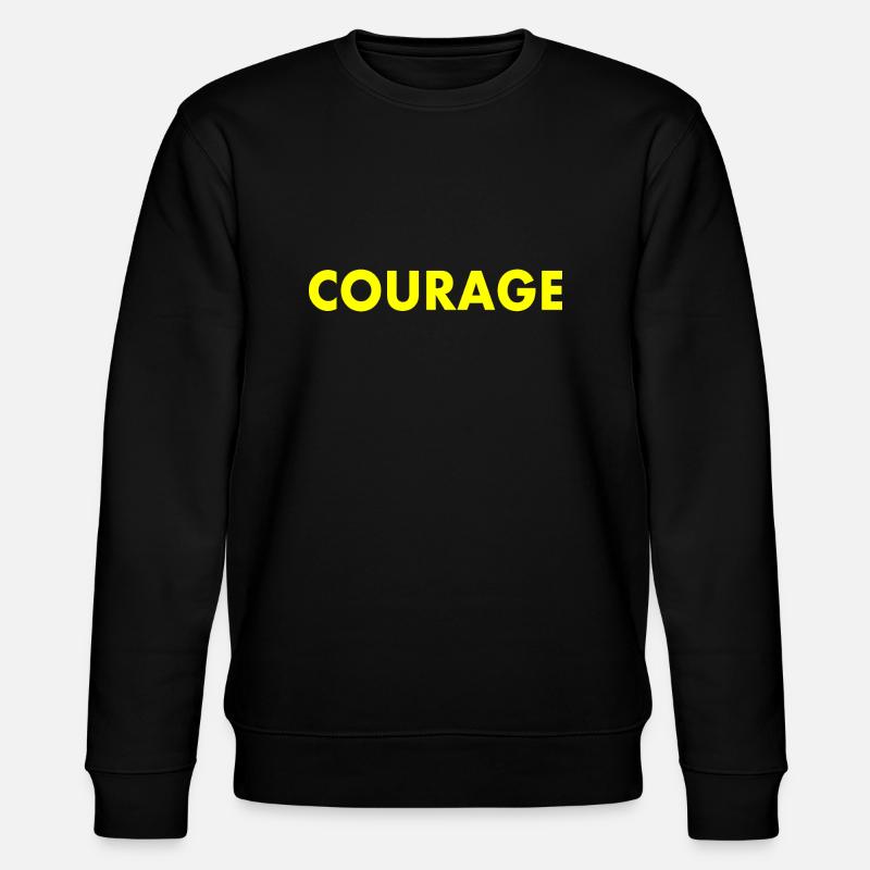 Courage - Sweat bio CHANGER Stanley/Stella Unisexe - noir