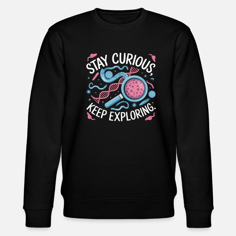 Restez curieux, découvrez-en plus - Sweat bio CHANGER Stanley/Stella Unisexe - noir