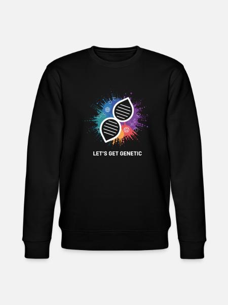 Let's Get Genetic Wissenschaft - Stanley/Stella Unisex Bio-Sweatshirt CHANGER  - Schwarz