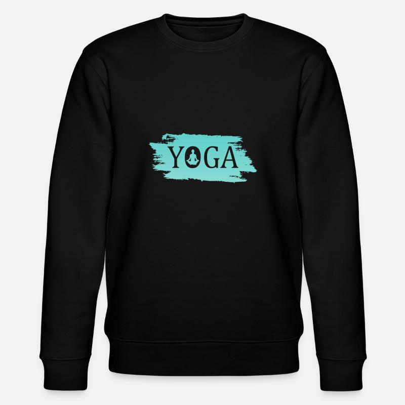 Yoga - Stanley/Stella Unisex Bio-Sweatshirt CHANGER - Schwarz