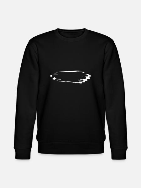 Dash Symbol Cracks - Stanley/Stella CHANGER Unisex Organic Sweatshirt - black