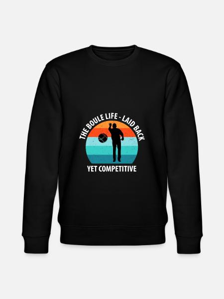Boule Petanque Boccia Boules - Stanley/Stella CHANGER Unisex Organic Sweatshirt - black