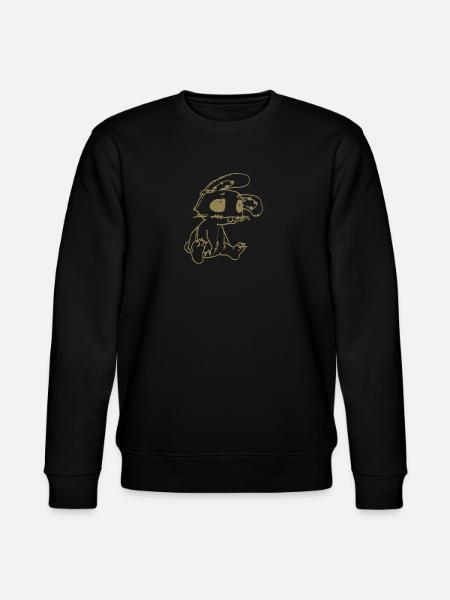 Sad Rabbit - funny emo - Stanley/Stella CHANGER Unisex Organic Sweatshirt - black