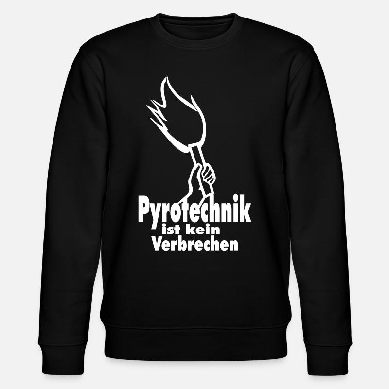 pyrotechnics - Stanley/Stella CHANGER Unisex Organic Sweatshirt - black