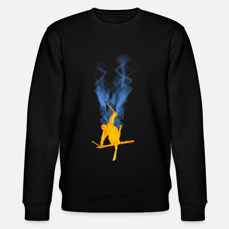Flamme de ski acrobatique - Sweat bio CHANGER Stanley/Stella Unisexe - noir