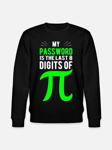 Password is Pi Digits - Stanley/Stella CHANGER Unisex Organic Sweatshirt - black