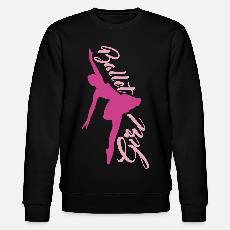 Balletttänzerin Mädchen - Stanley/Stella Unisex Bio-Sweatshirt CHANGER  - Schwarz