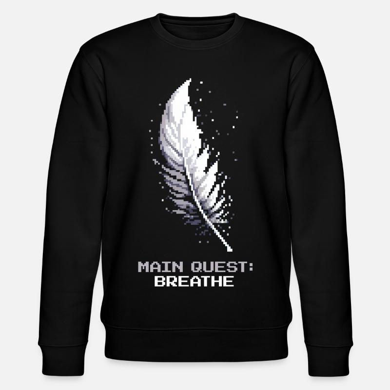 Quête principale : Respirer | Méditation, Respiration - Sweat bio CHANGER Stanley/Stella Unisexe - noir