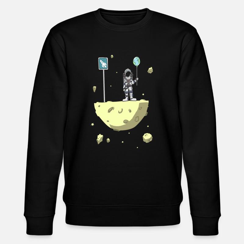 Next stop: Planet Earth - Stanley/Stella CHANGER Unisex Organic Sweatshirt - black