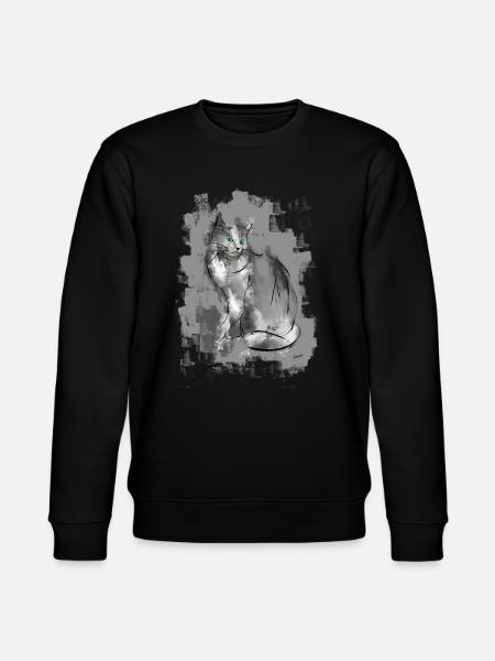 chat - Sweat bio CHANGER Stanley/Stella Unisexe - noir