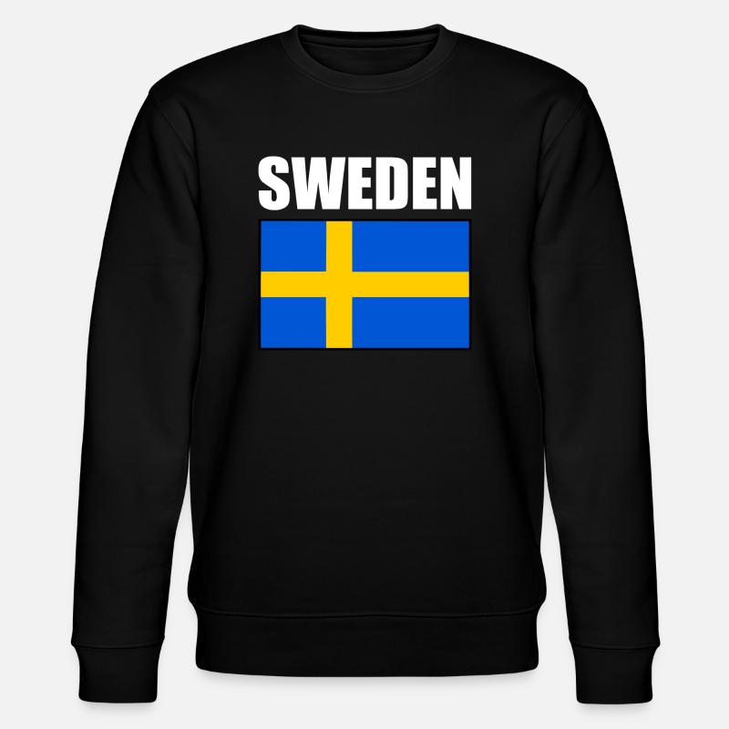 Schweden - Stanley/Stella Unisex Bio-Sweatshirt CHANGER  - Schwarz
